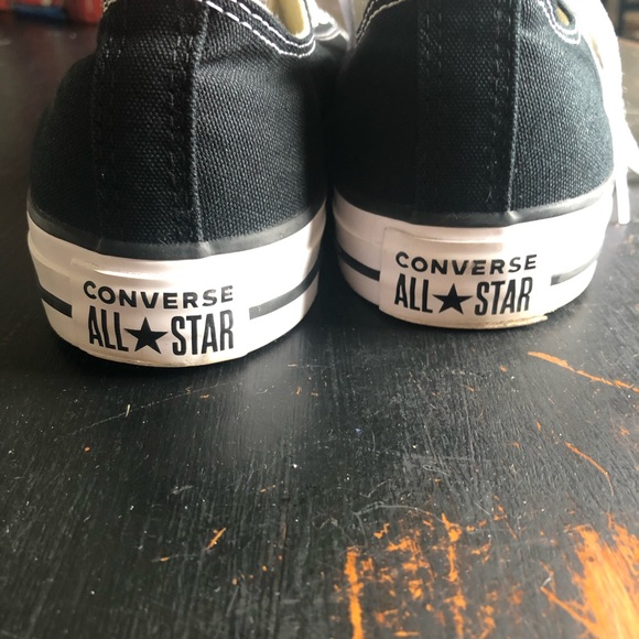 Black Converse-Worn once! - Picture 5 of 7